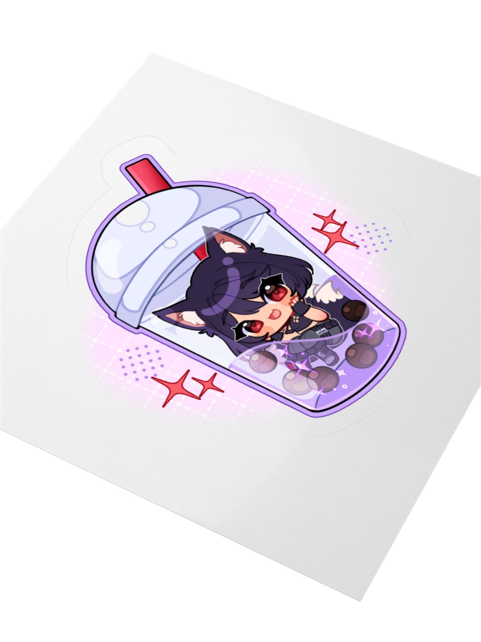 Kameko Bubble Tea Sticker product image (3)