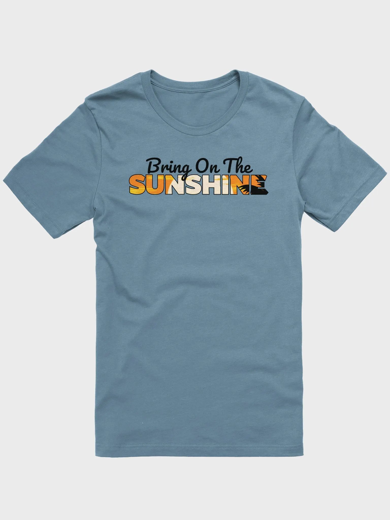 Bring On The Sunshine Graphic Print, Retro Sun With Palm Tree product image (41)