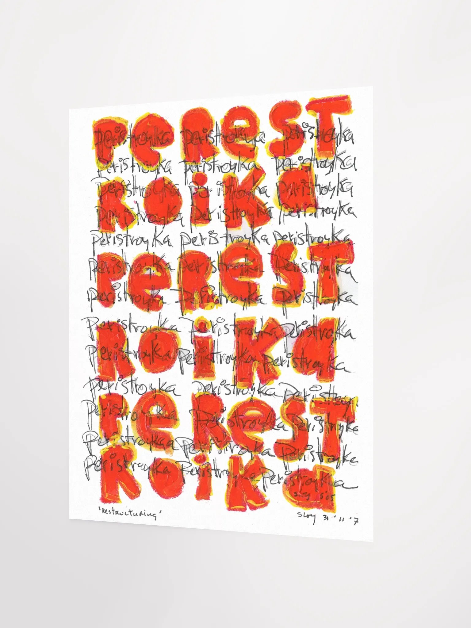 Perestroika "Restructuring" Poster product image (3)