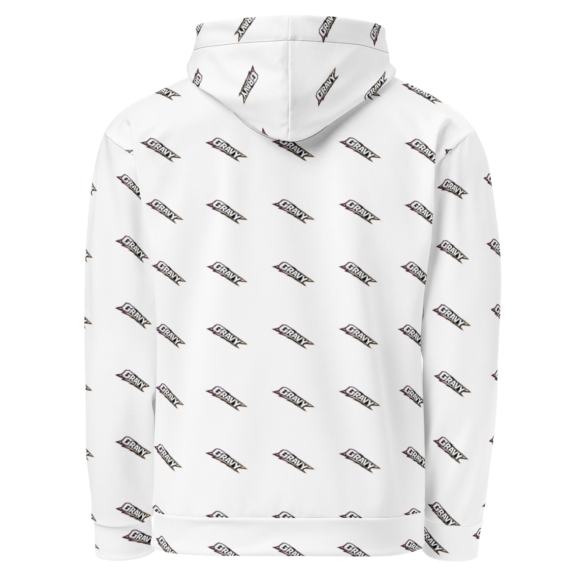 Gravy Icon Grid Unisex Hoodie - WHITE product image (2)