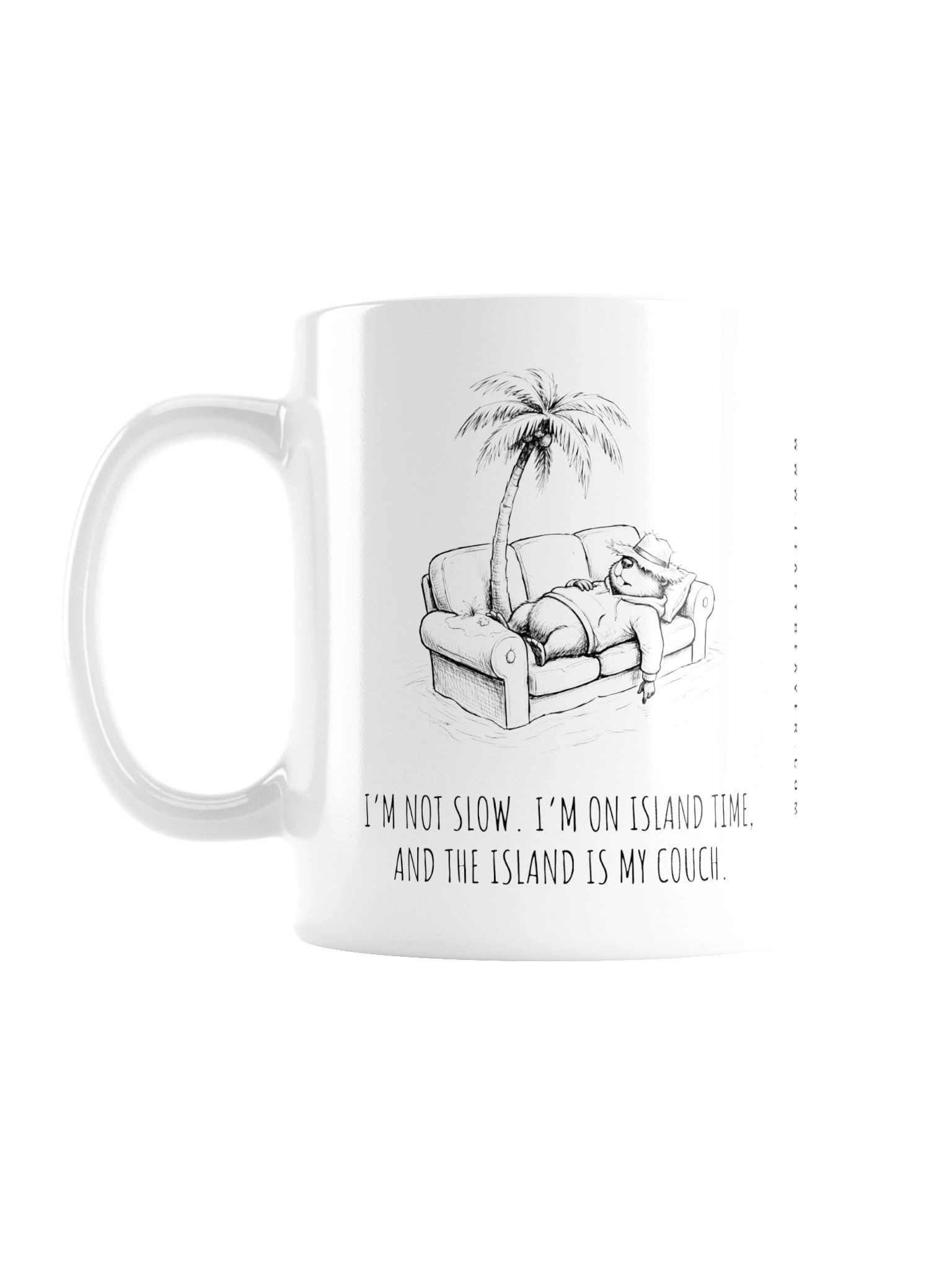 Island Time Mug – Funny Lazy Couch Coffee Mug product image (1)