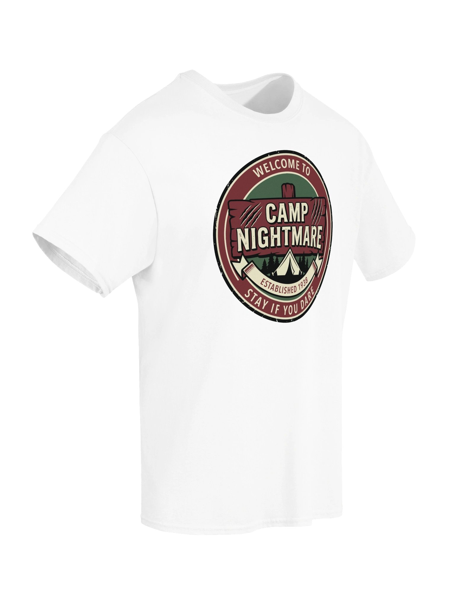 Camp Nightmare Vintage Horror Sign T-Shirt product image (62)