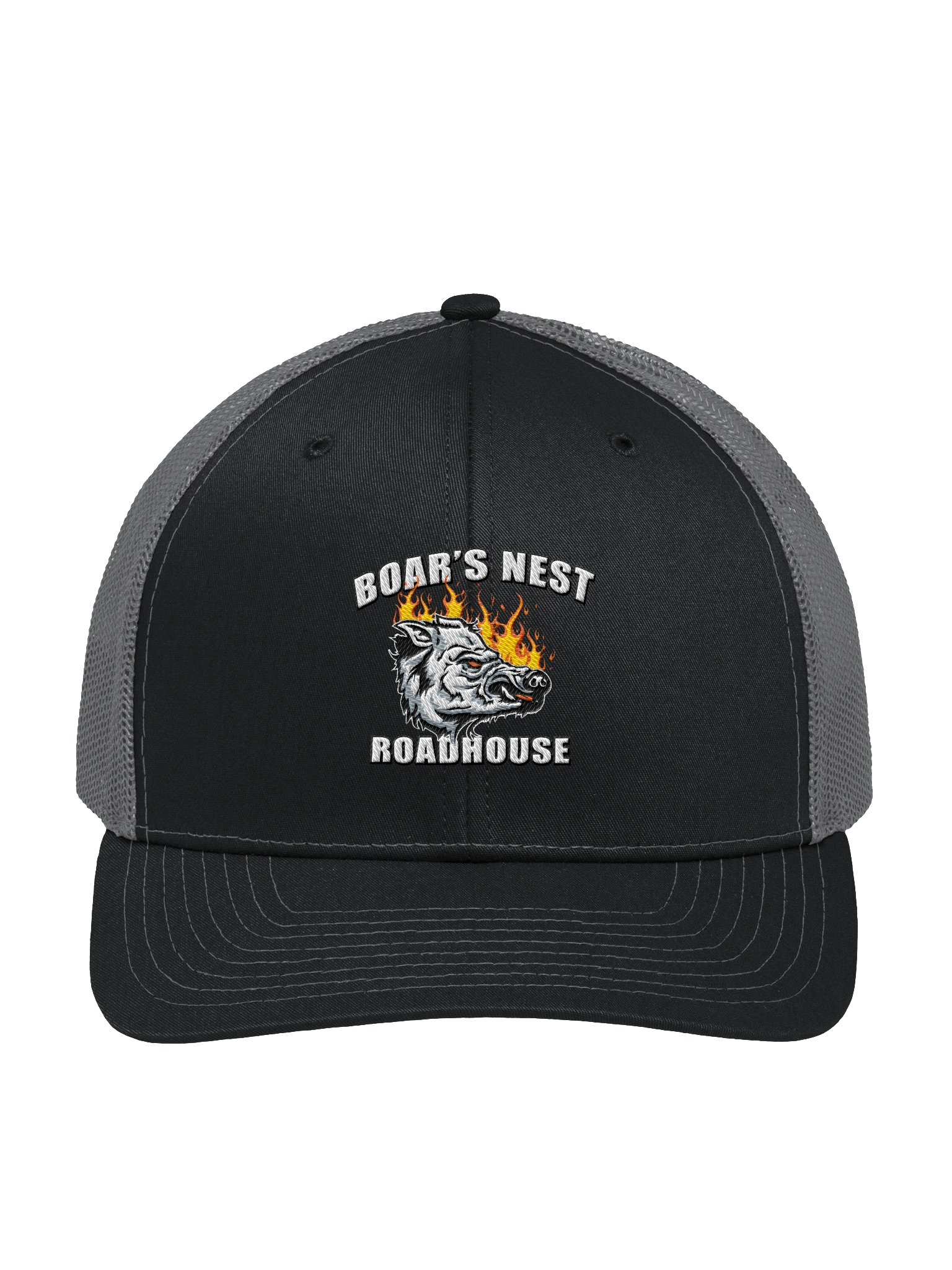 Flaming Boar Trucker Hat product image (7)