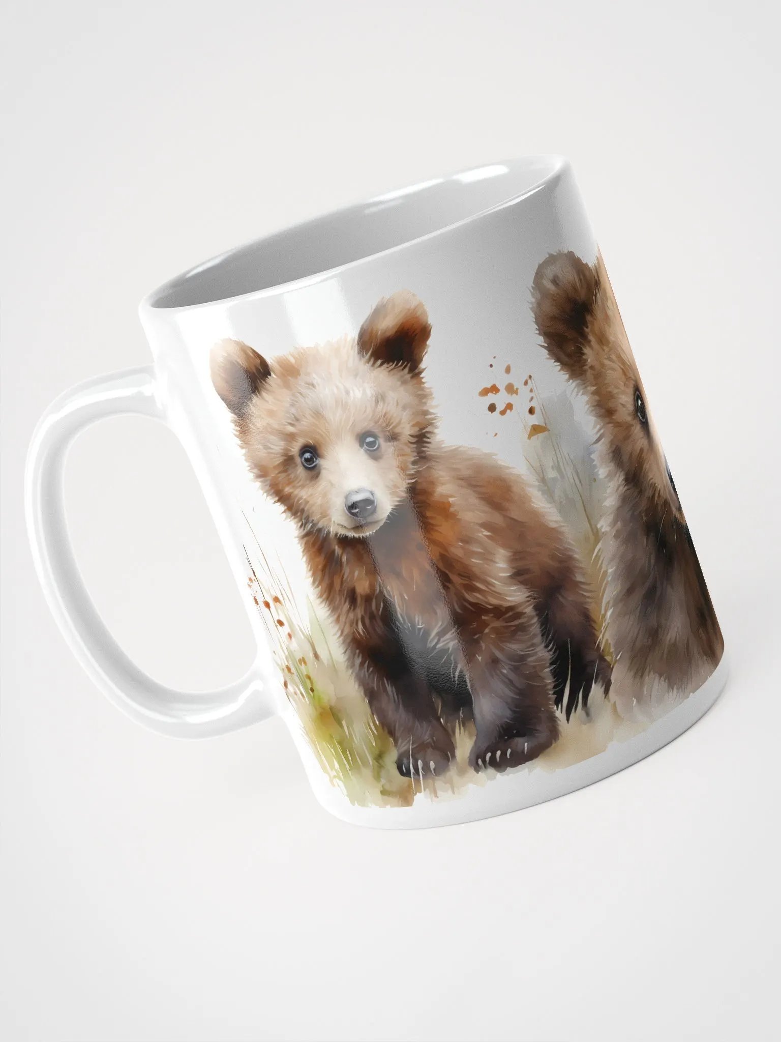 Curious Cubs White Glossy Mug product image (1)