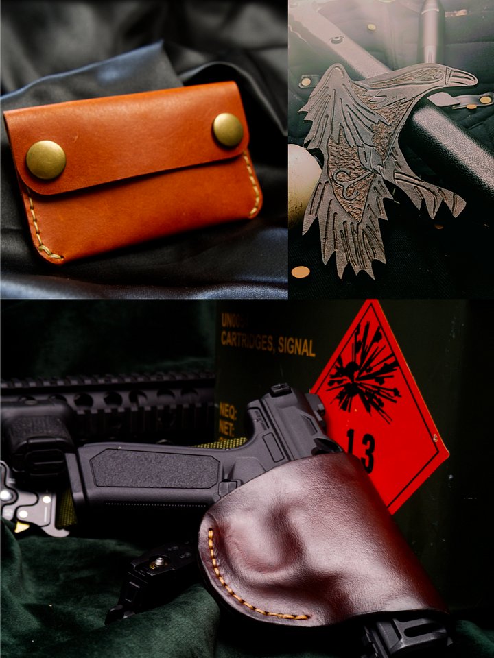 Ragnars Crow, Coin pouch and a holster product image (1)