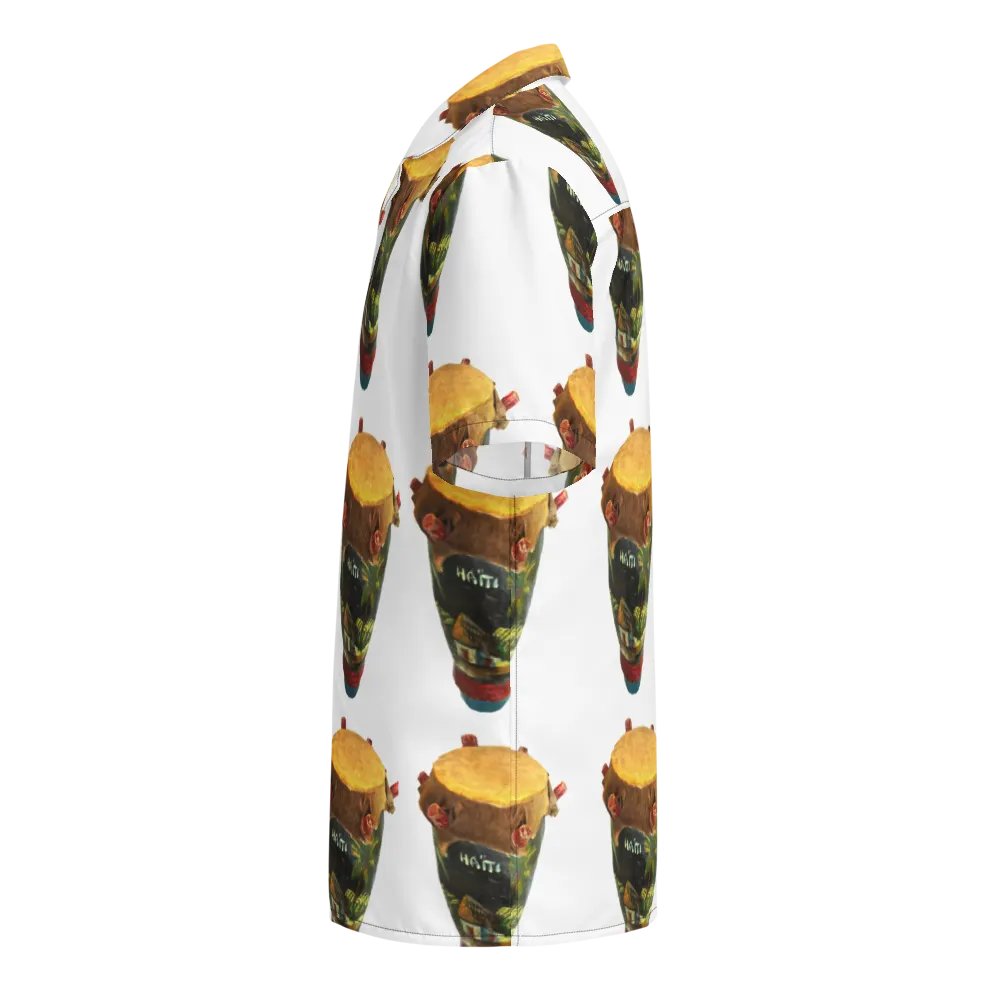 Haitian Rhythm Drums Button-Up product image (9)