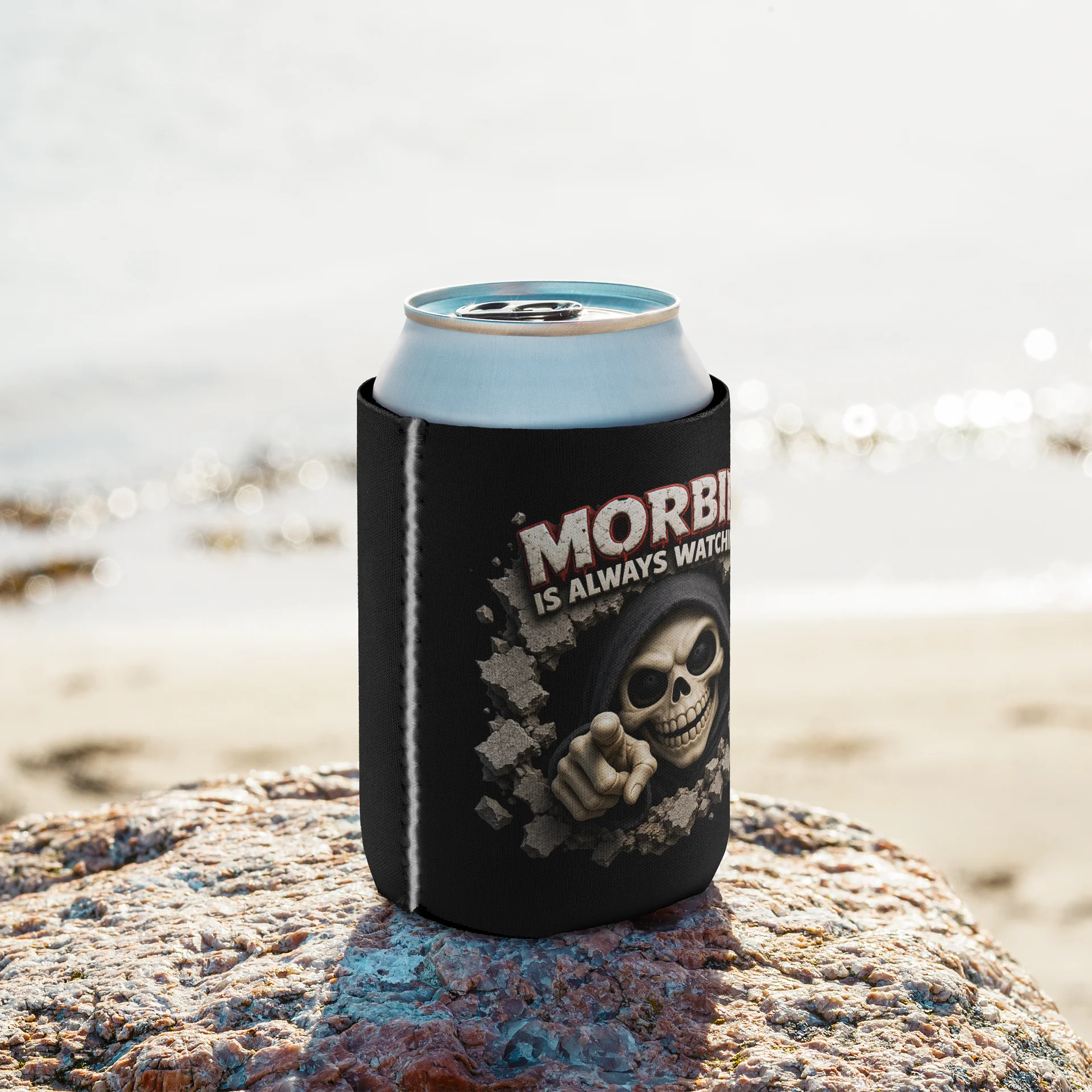 ''Morbid is Always Watching 2.0'' Coozie Can Cooler product image (9)