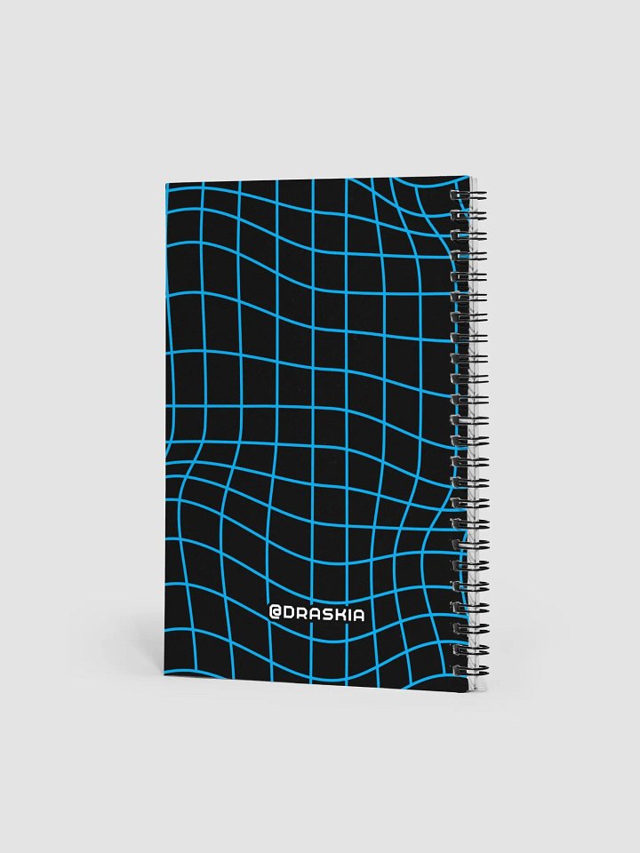 Neon Cyber Check Spiral Notebook product image (2)