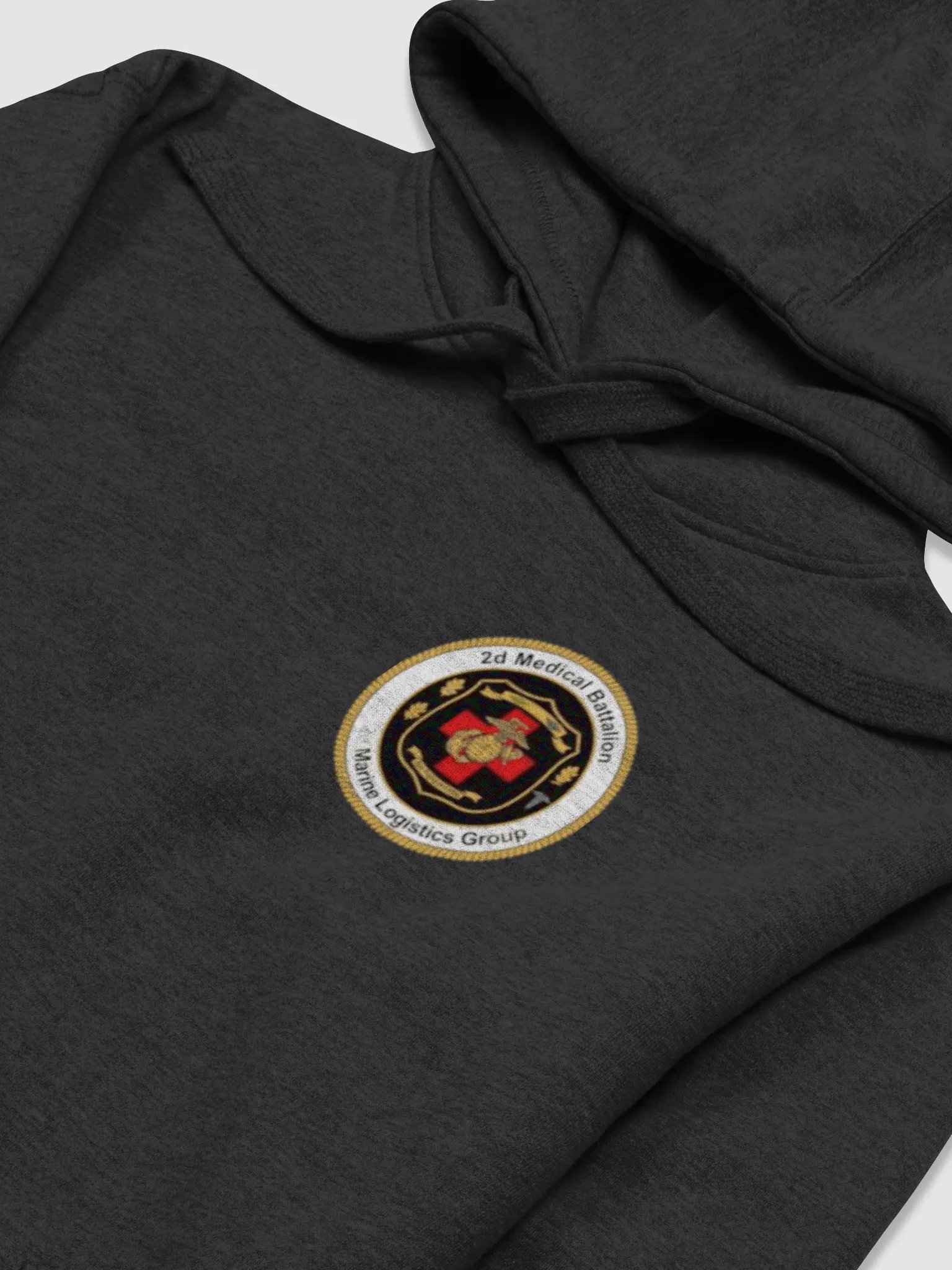 2nd Medical Battalion Dark Hooded Sweatshirt product image (3)