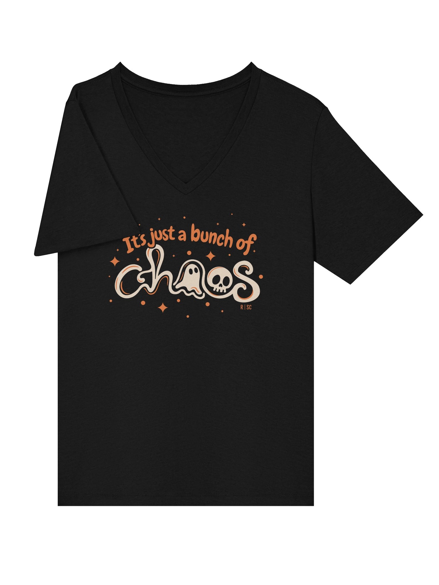 It's Just a Bunch of Chaos Vneck Tshirt product image (8)