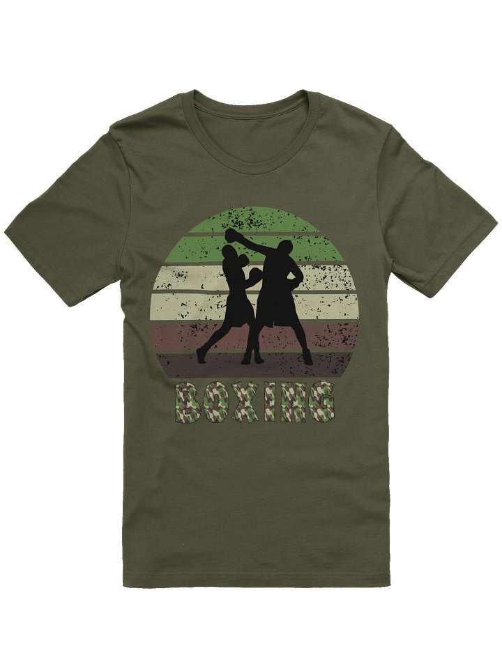 Boxing 'Vintage' Camo Style T-Shirt product image (3)