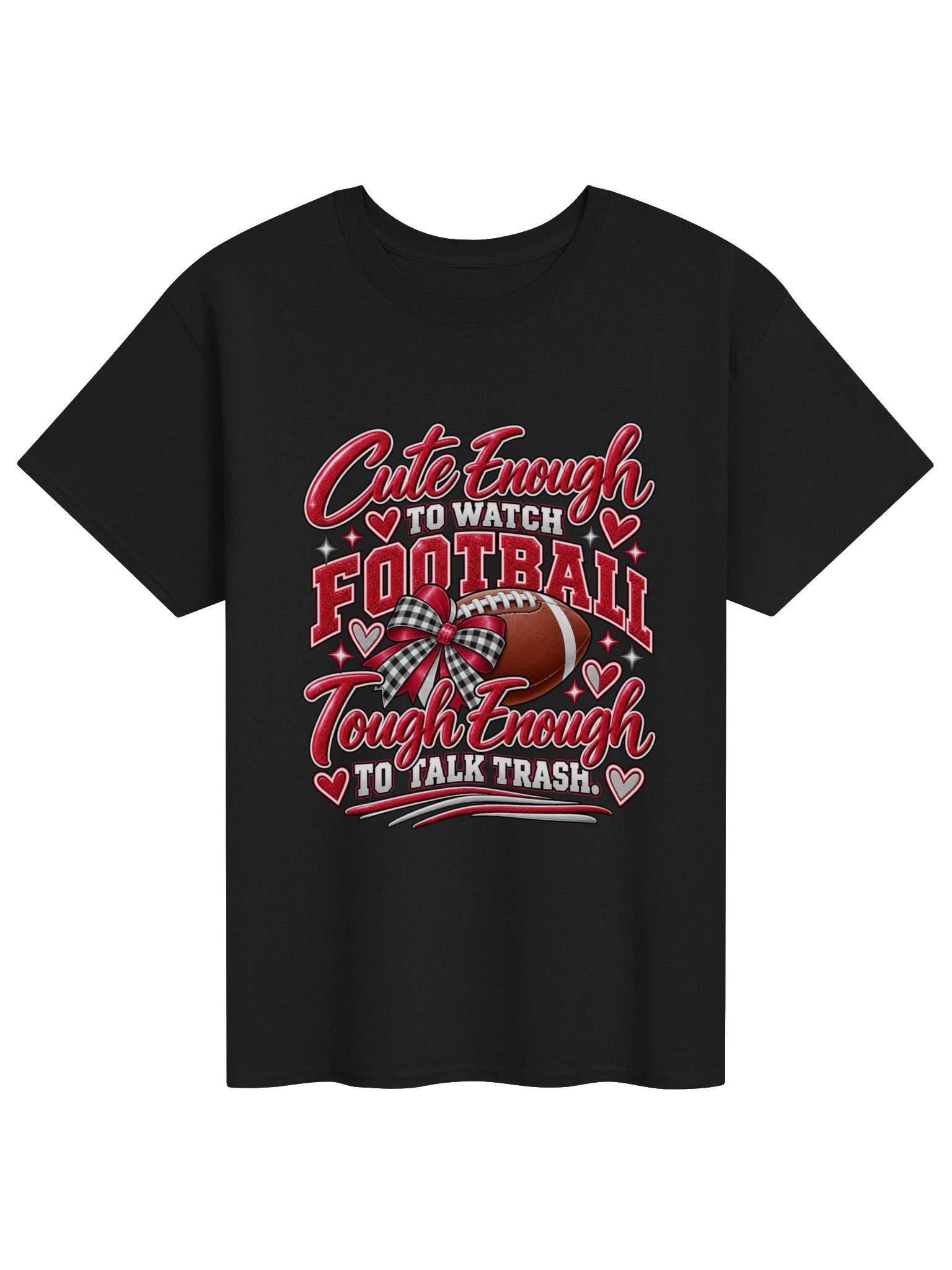 Cute Enough to Watch Football Tee product image (3)
