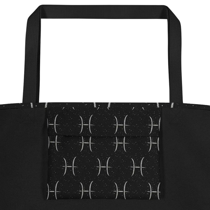 Pisces, Guided by the Stars, Black Tote product image (2)