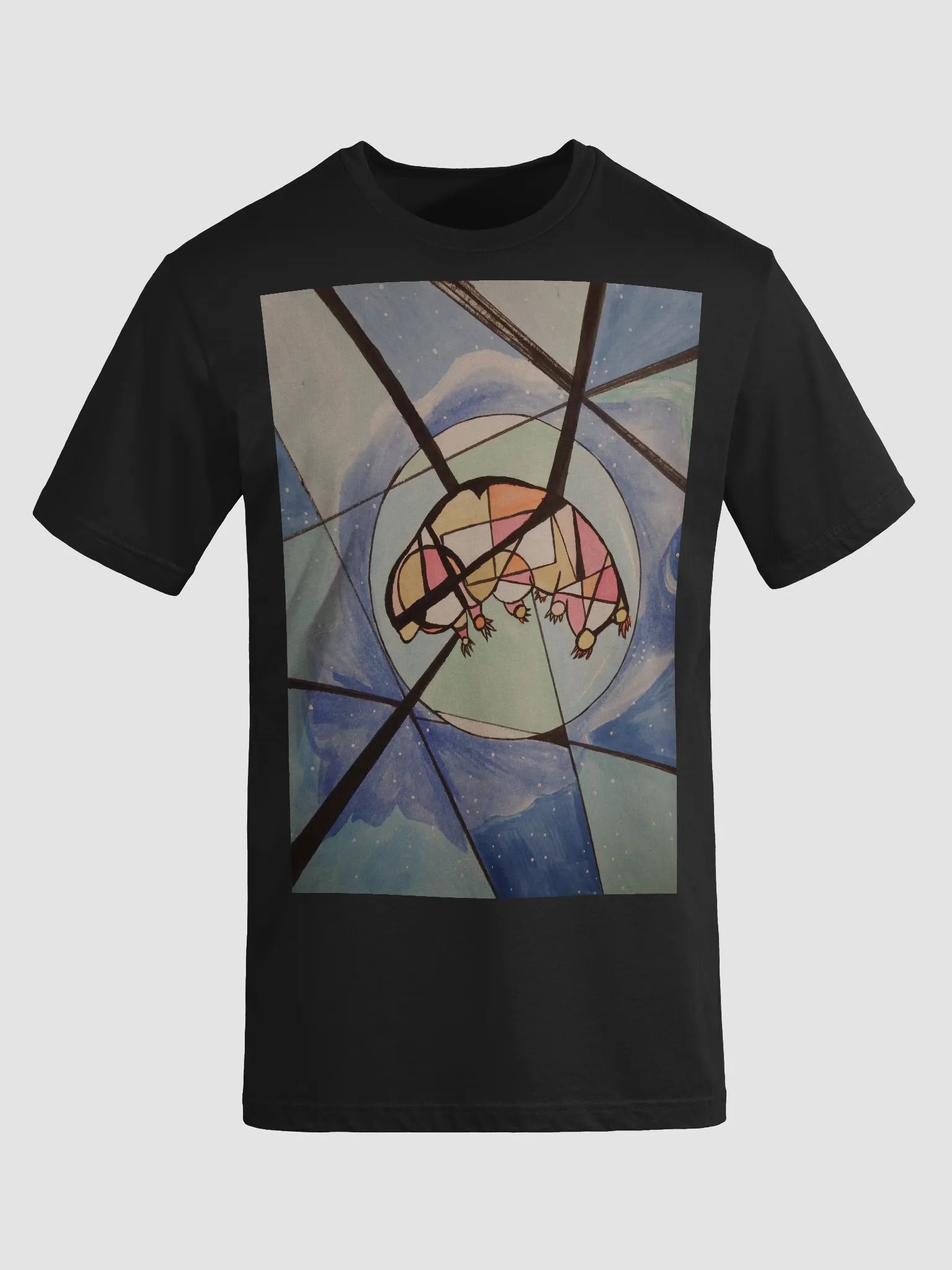 Cubism Painting: The Dream of a Tardigrade Next Level Supersoft T-Shirt by Next Level product image (3)