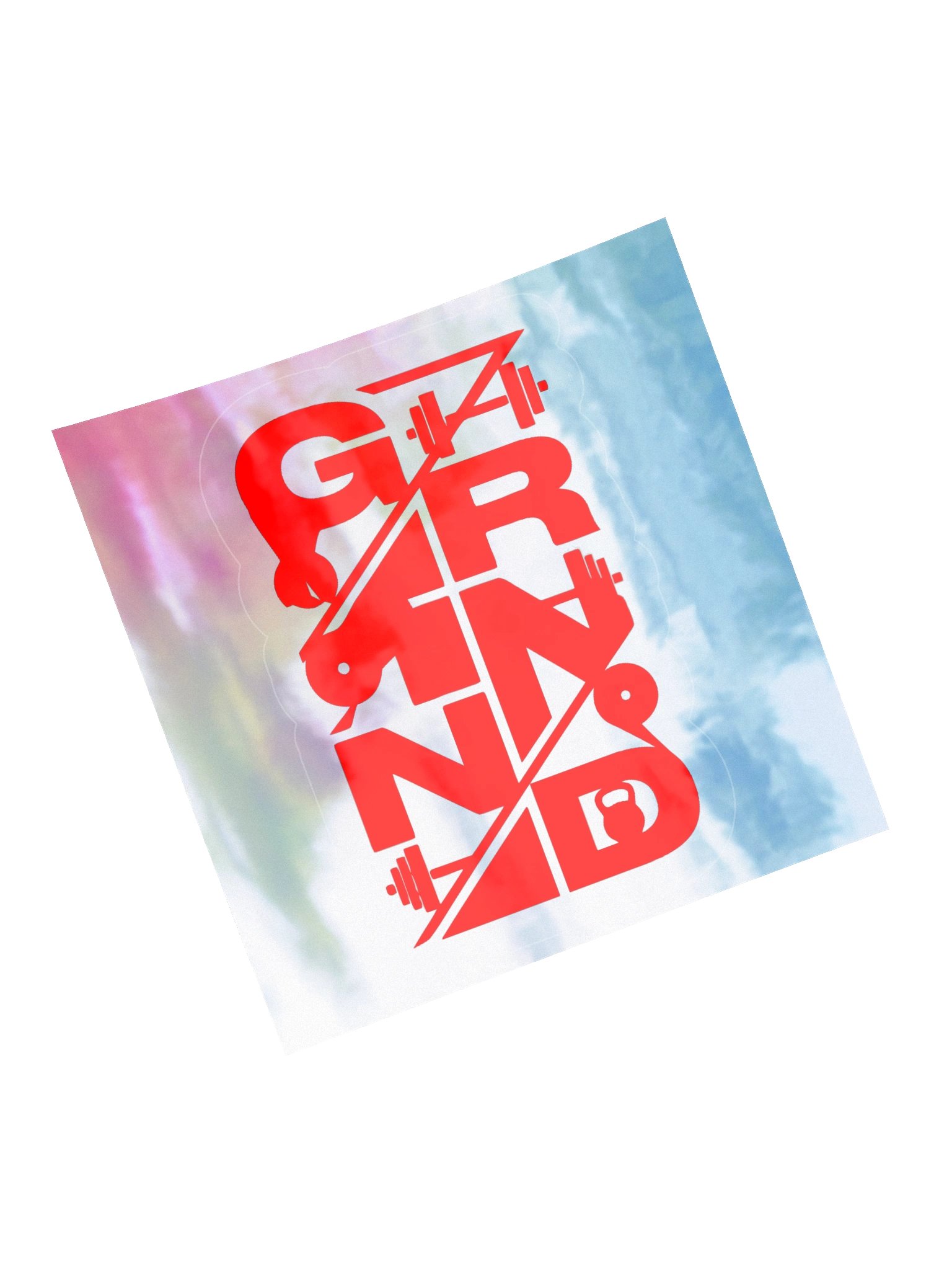 GRND Grind Motivation Holographic Sticker – Gym Decal product image (15)
