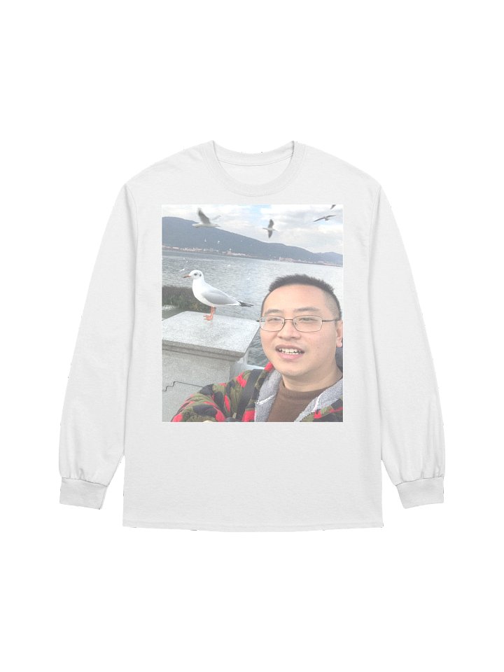 Gildan Ultra Cotton Long Sleeve T-Shirt: i love seagull product image (4)
