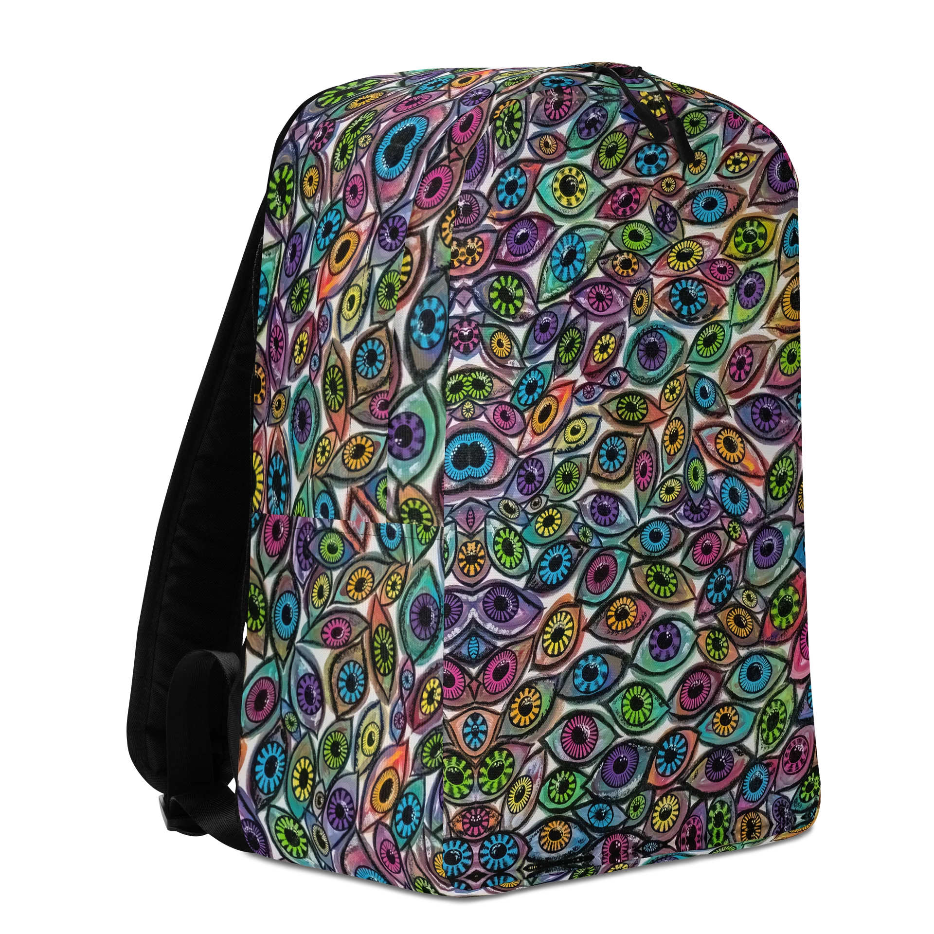 Colorful Eyes Minimalist Backpack | Eye See You Too product image (3)