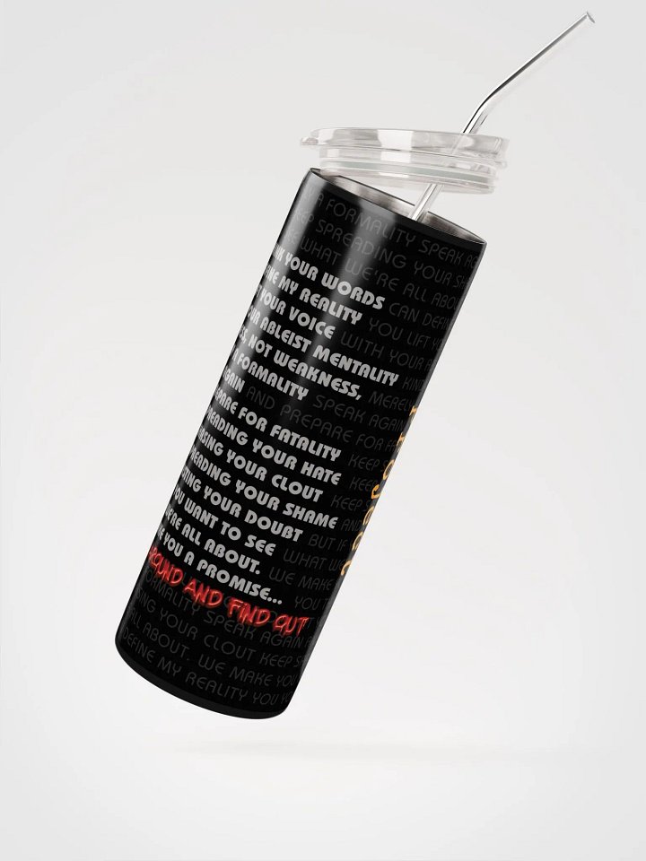 FAAFO 20 oz Tumbler with Straw product image (2)