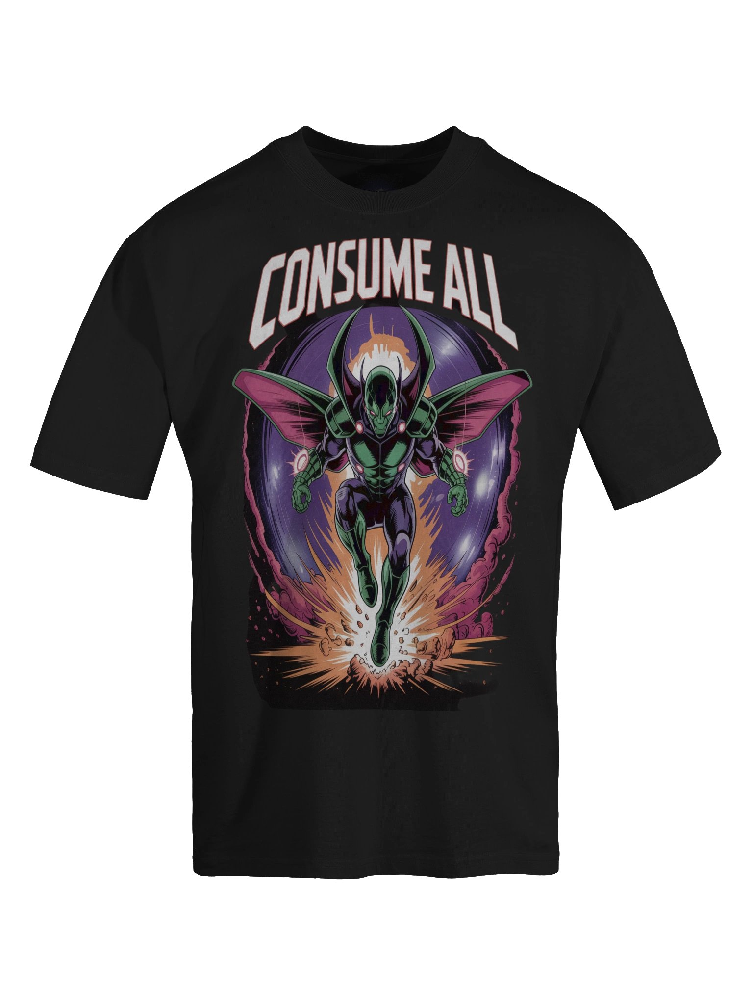 Consume All: Annihilus Inspired Oversized Faded T-Shirt product image (1)