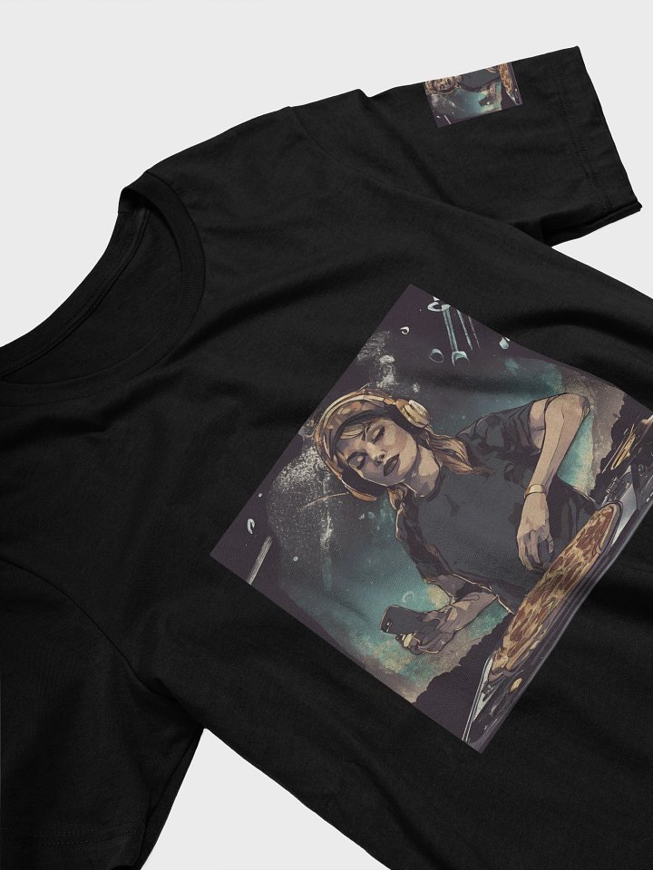 Cosmic DJ Pizza T-Shirt product image (1)