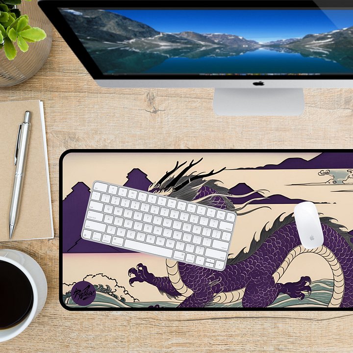 Ryoshin - Flowing Resilience (Sui no Ganbou), Ancient Ryū Collection, Desk Mat product image (1)
