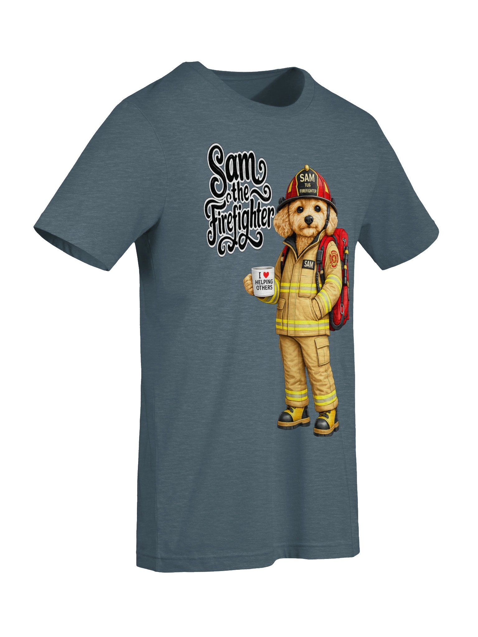 Sam the Firefighter Hero Adult Tee product image (55)