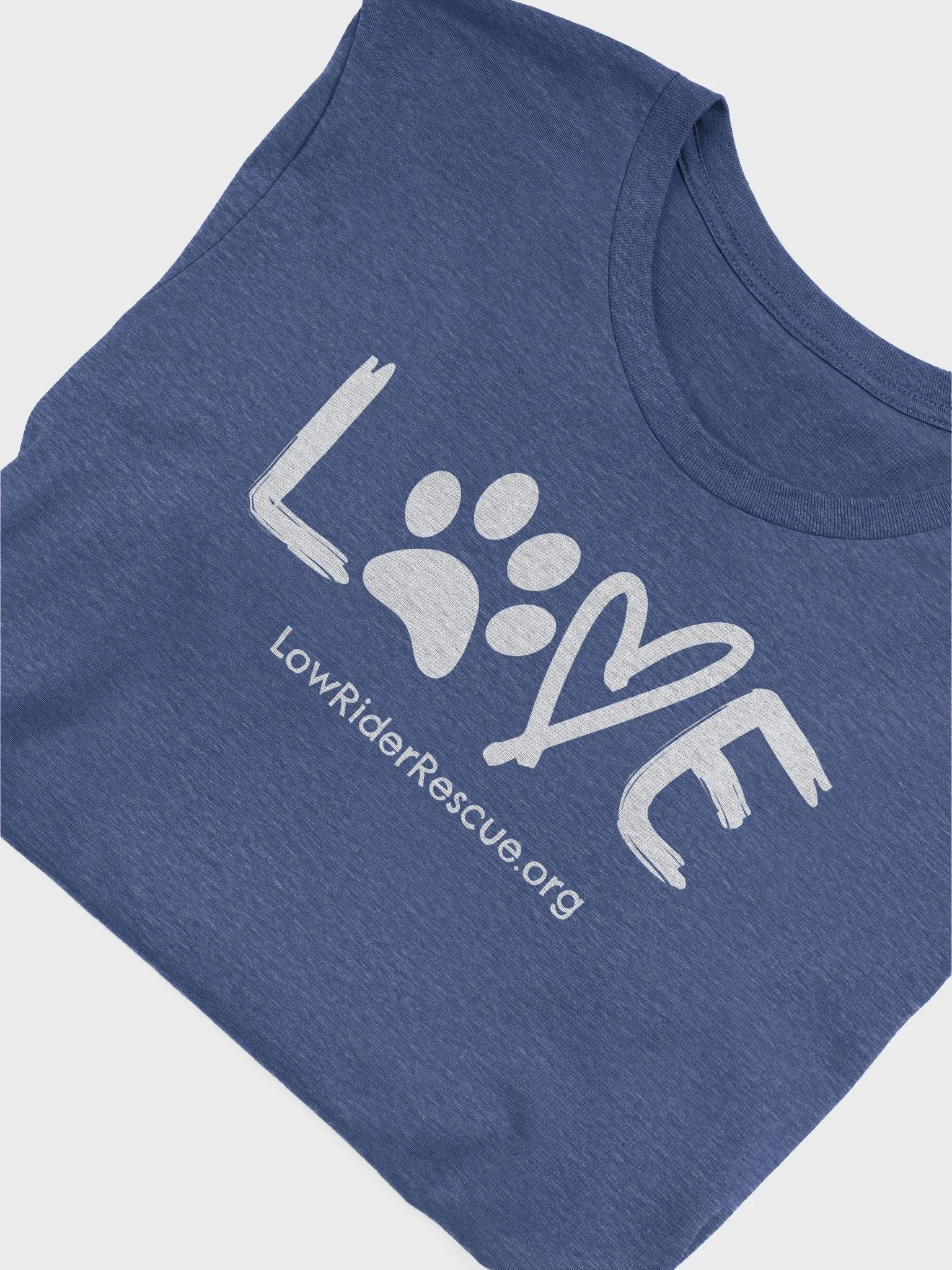 LOVE Paw Print Low Rider Dachshund Rescue T product image (3)