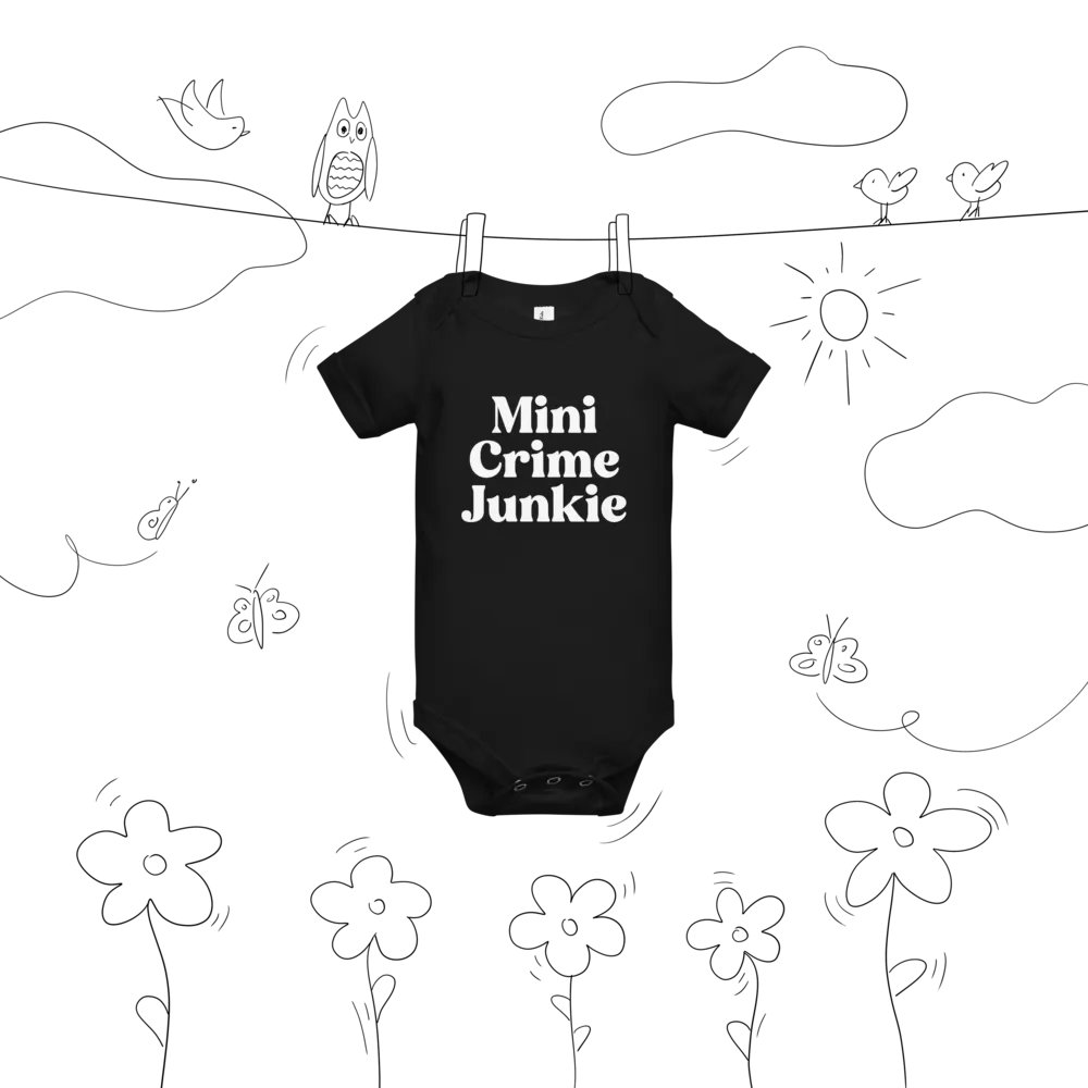 Mini Crime Junkie Onesie product image (10)