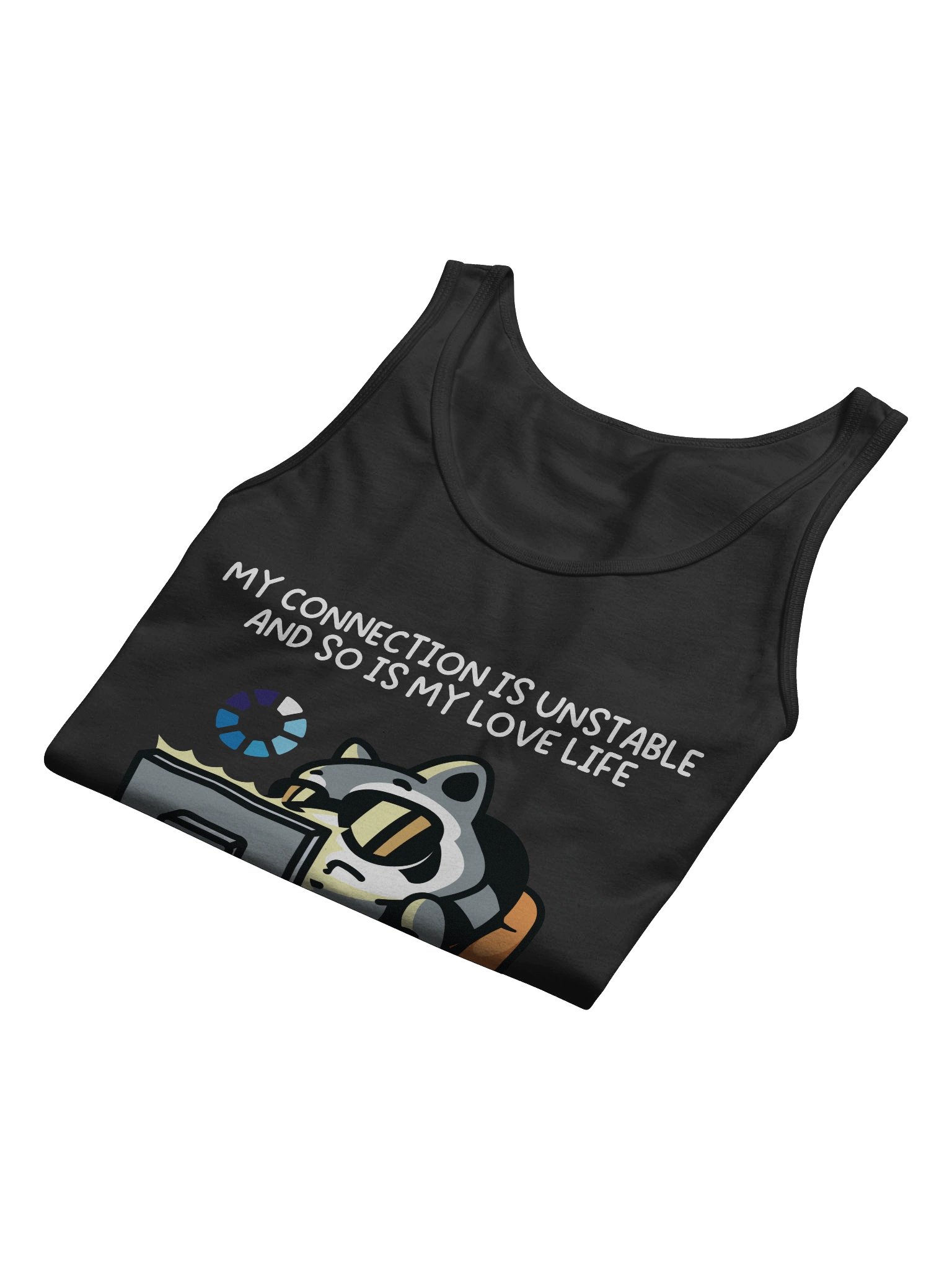 My Connection Is Unstable And So Is My Love Life Men's Athletic Tank product image (8)