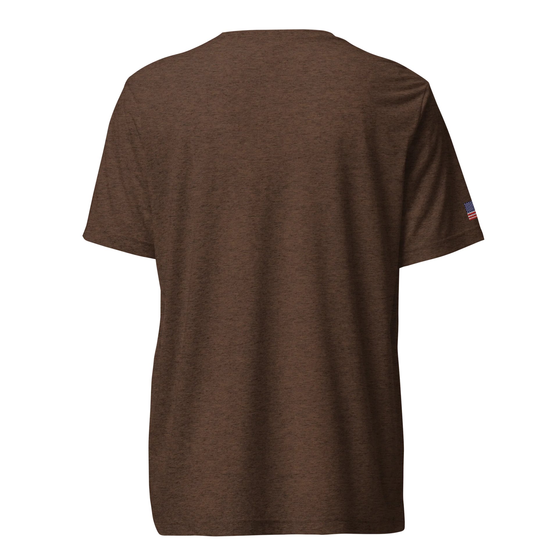Stitched White Owl Tri-Blend T-shirt product image (3)