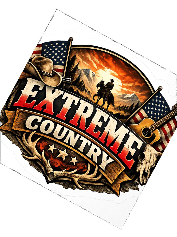 Extreme Country Rodeo Kiss Cut Sticker product image (6)