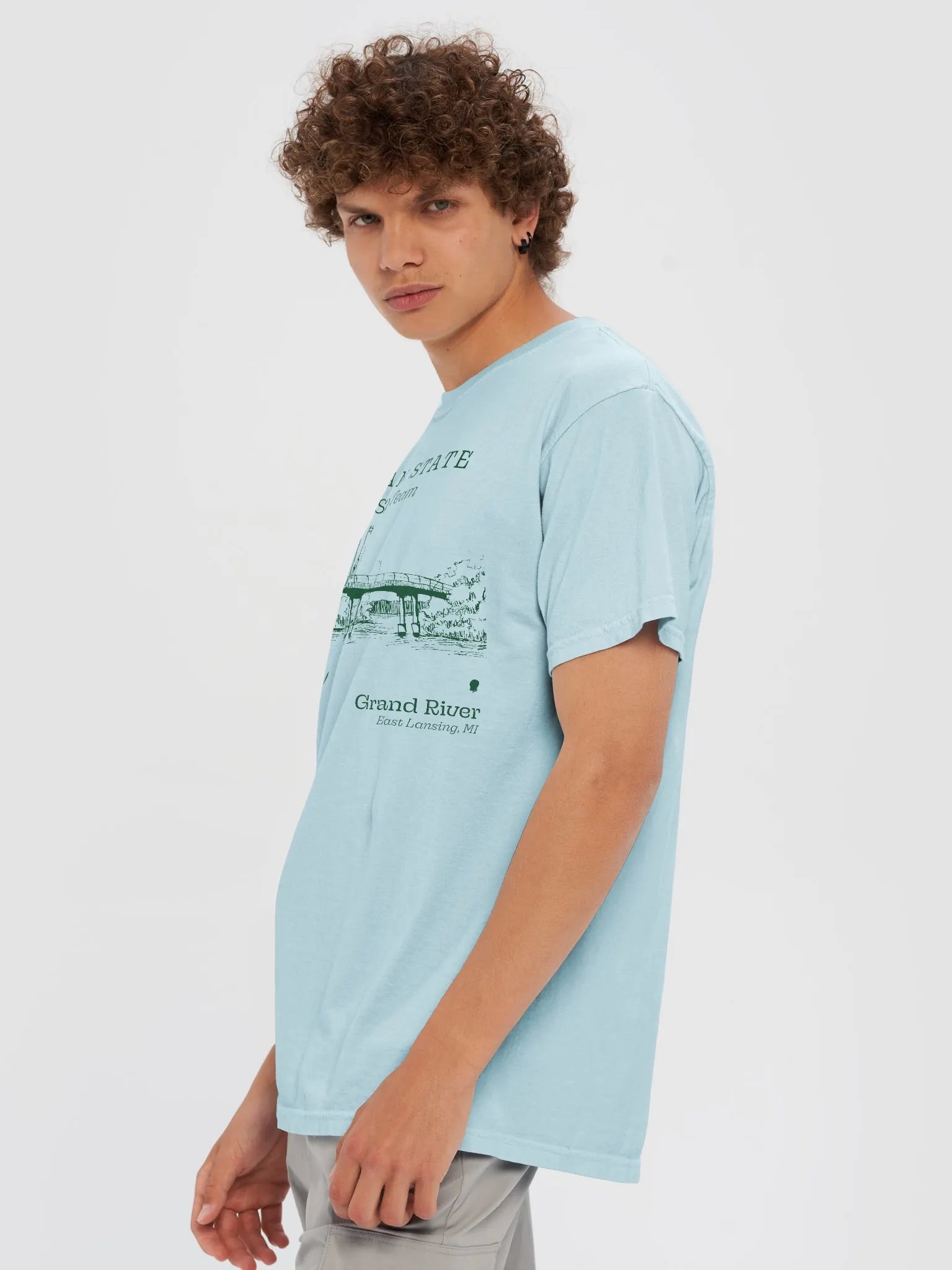 MSU Waterski Scenic Tee (Light) product image (26)