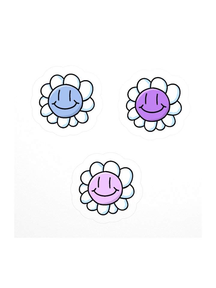 smiling flower stickers 2 product image (1)