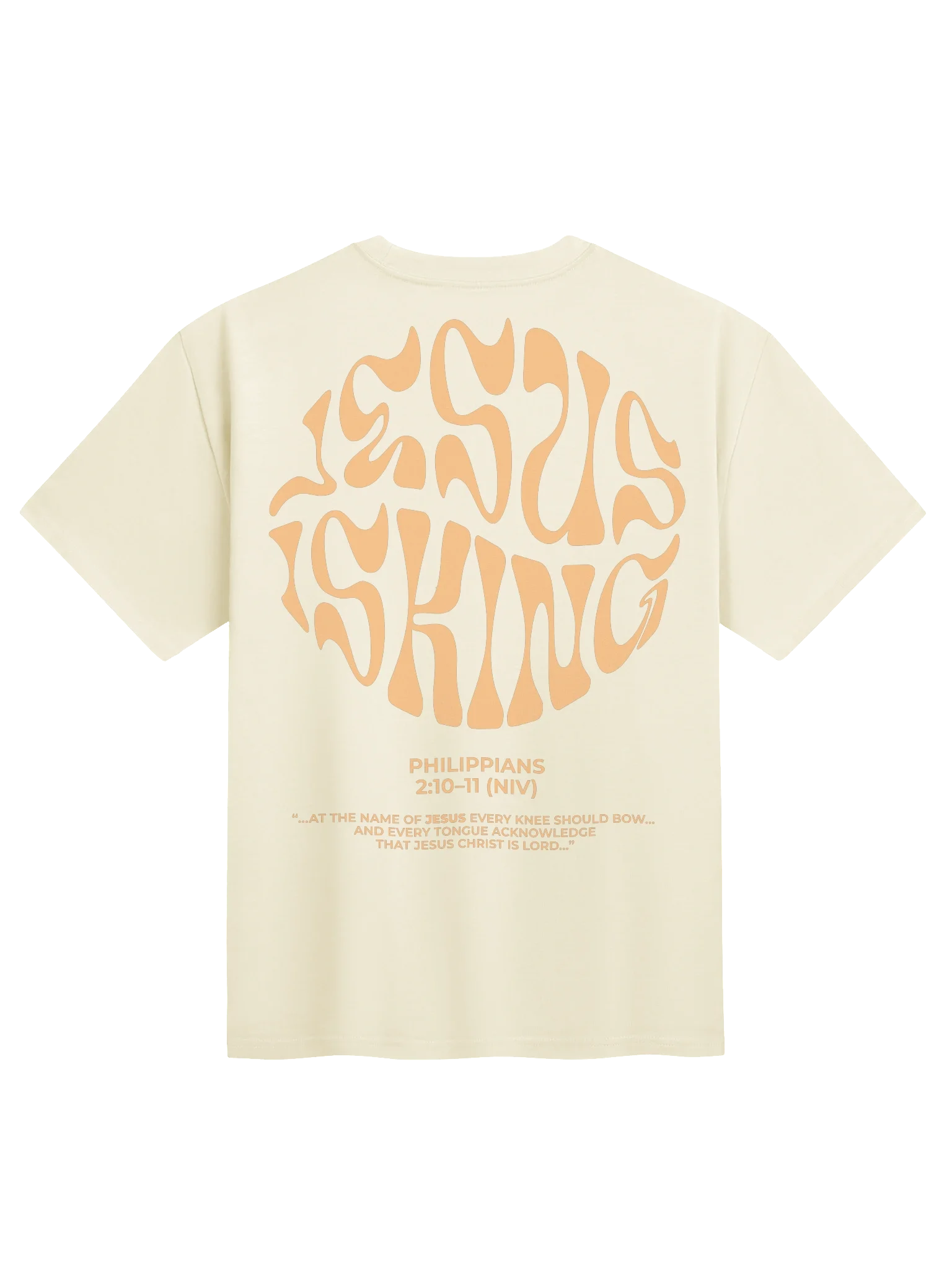 'Jesus Is King' Heavy Tee — back view