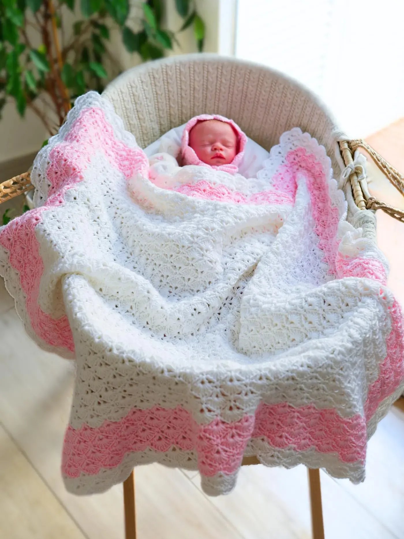 Shell Stitch Blanket Crochet Pattern product image (4)