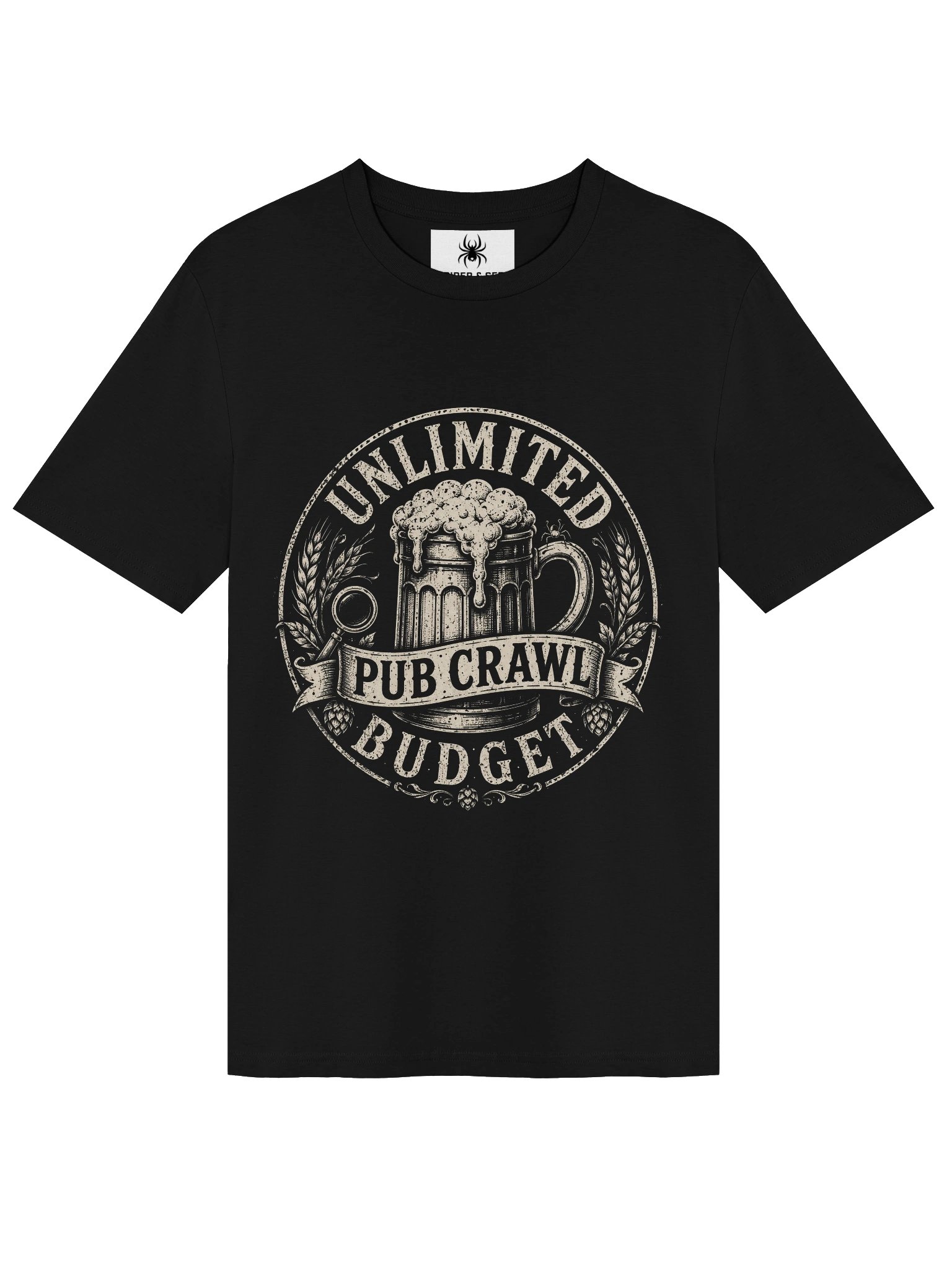 UNLIMITED CRAWL BUDGET — Vintage Badge Tee product image (1)
