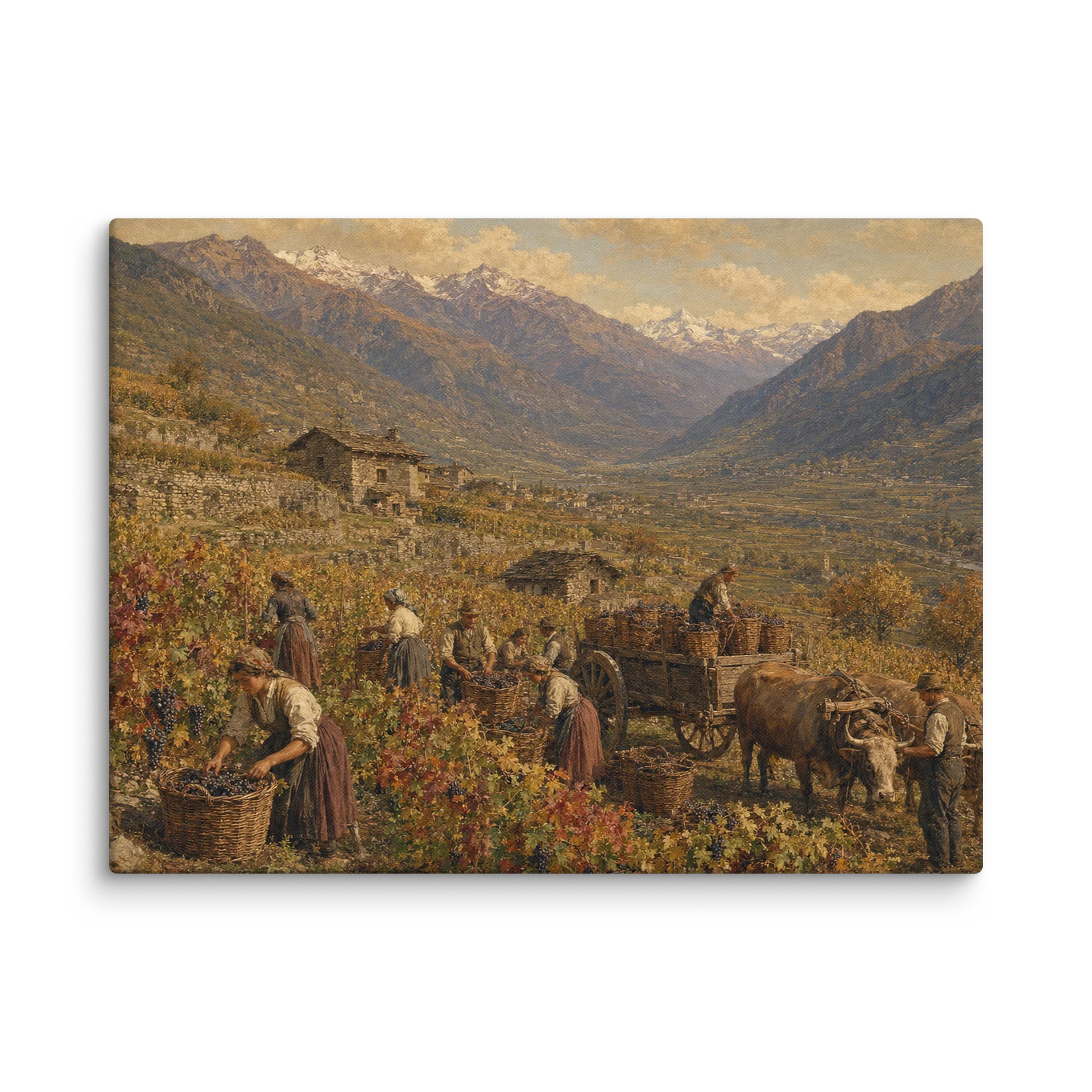 Vendemmia in Valtellina — Gallery Canvas Print product image (1)