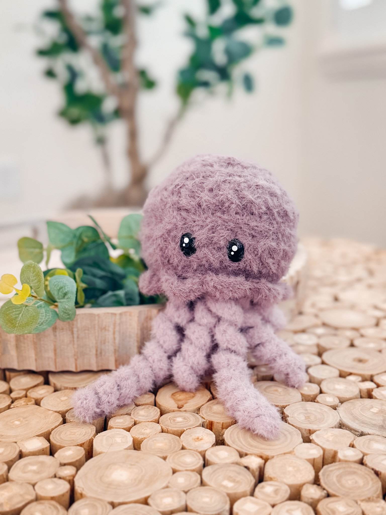 How to Crochet a Jellyfish | Easy No-Sew Amigurumi with Wheat Stitch product image (11)
