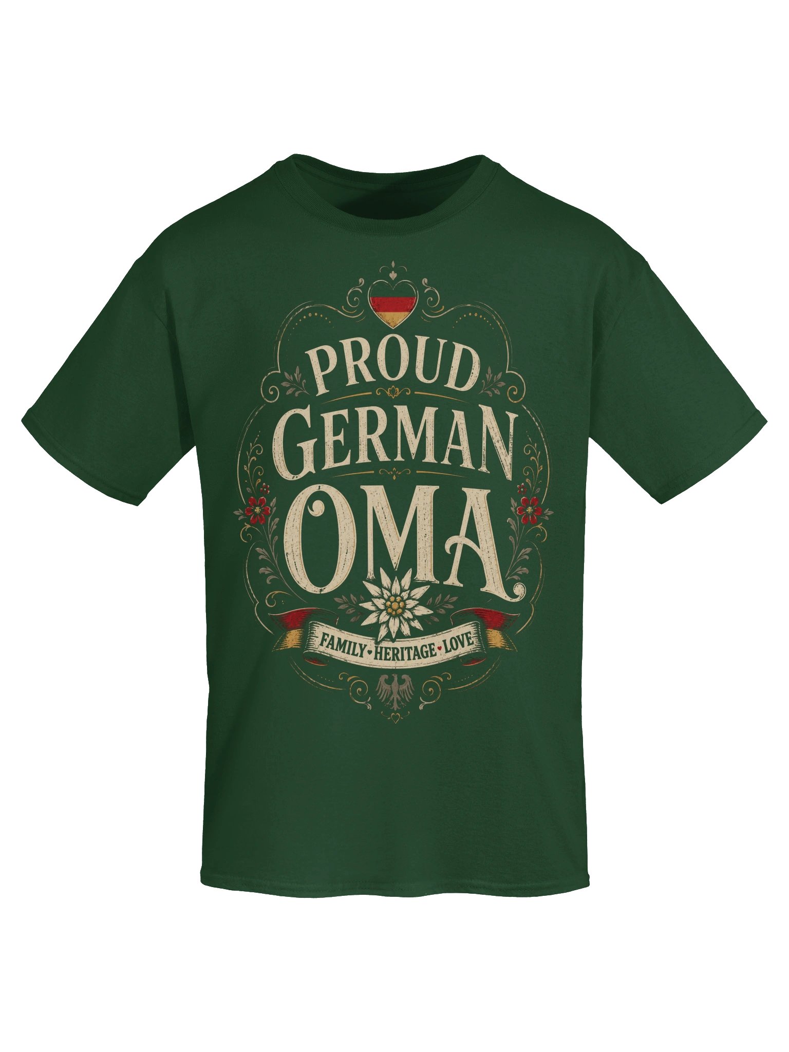 Proud German Oma Vintage Floral Tee product image (35)