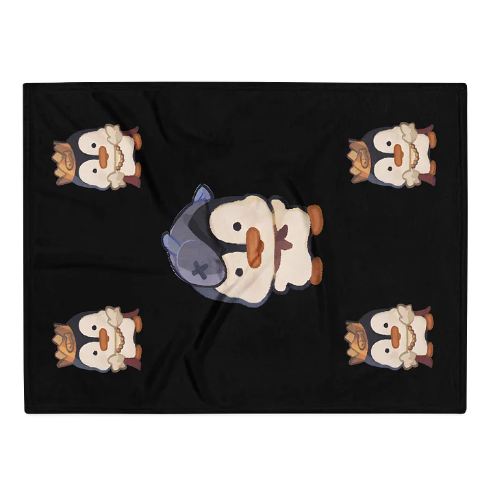 Black Throw Blanket product image (2)