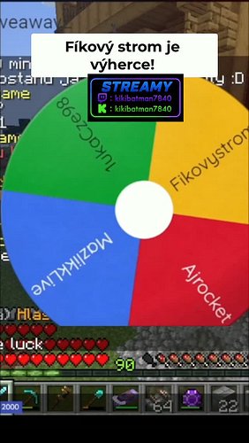 FikovyStrom je výherce! 🎉