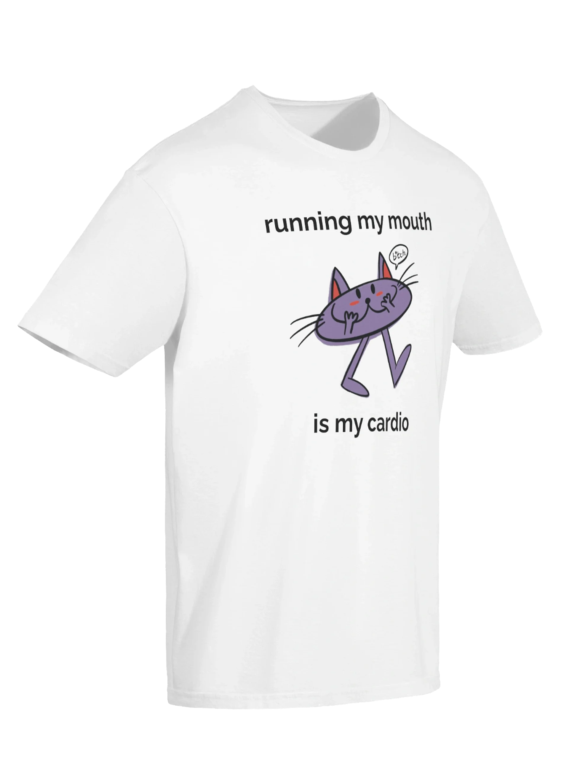 Running My Mouth Is My Cardio T Shirt product image (2)