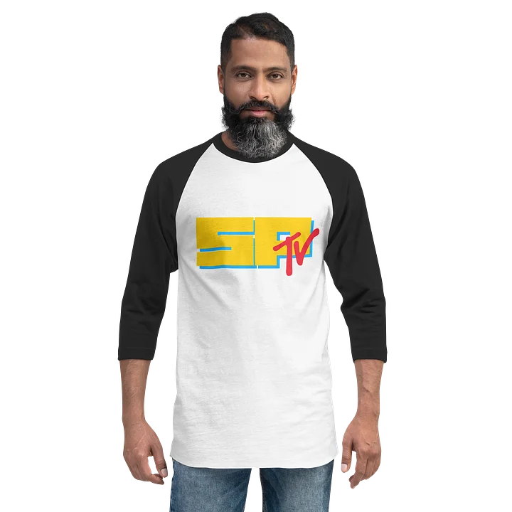 SPtv Logo Raglan Tee - black sleeve product image (2)