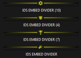 PonyBoy Embed Divider Bars product image (1)