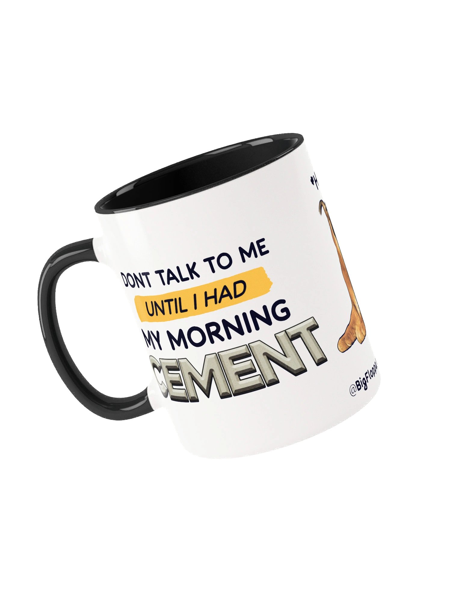 "Dont Talk to Me Until i Had My CEMENT" Hissy Caracal Mug product image (1)