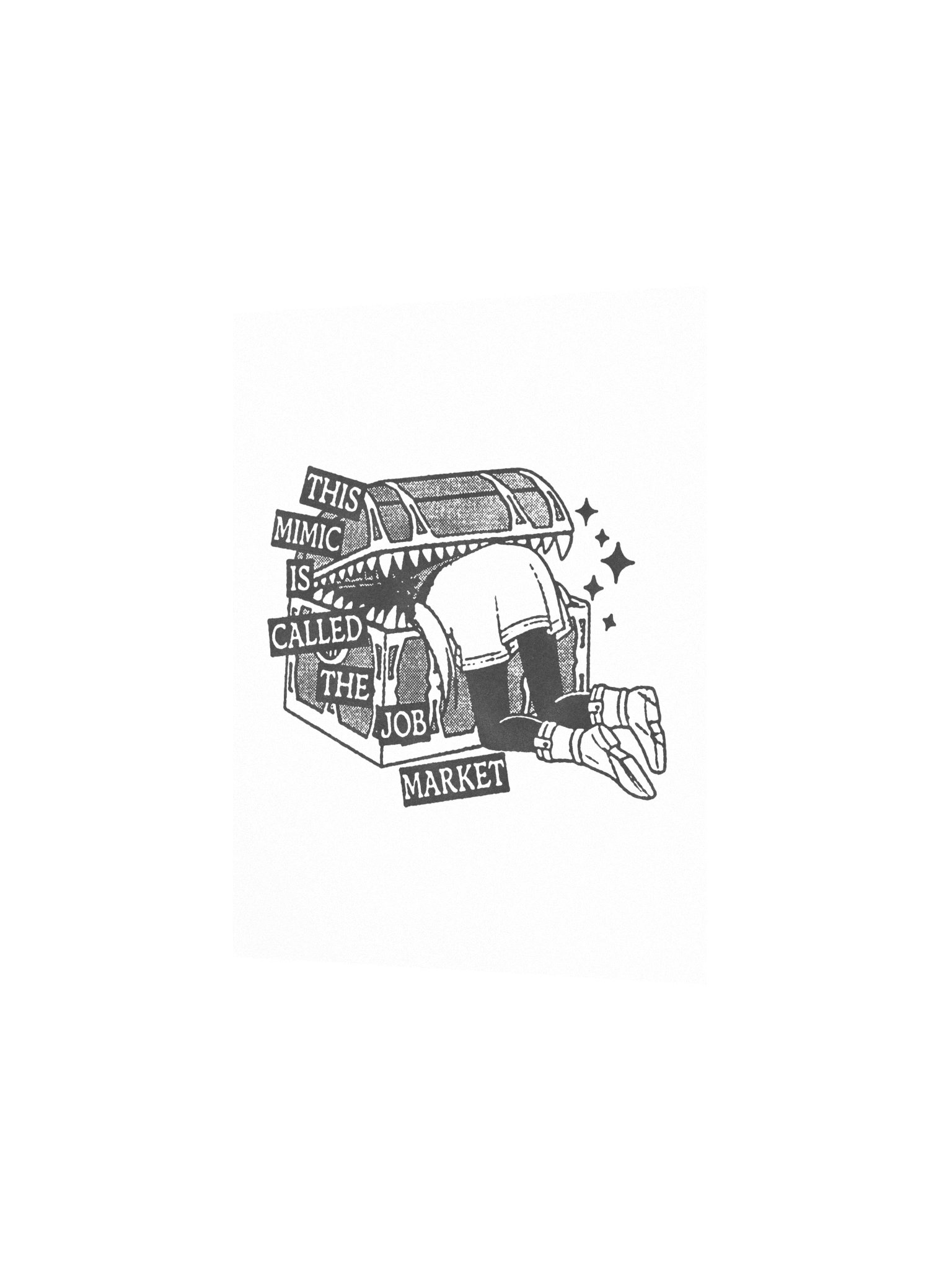 JOB MARKET ! Art Print. product image (2)