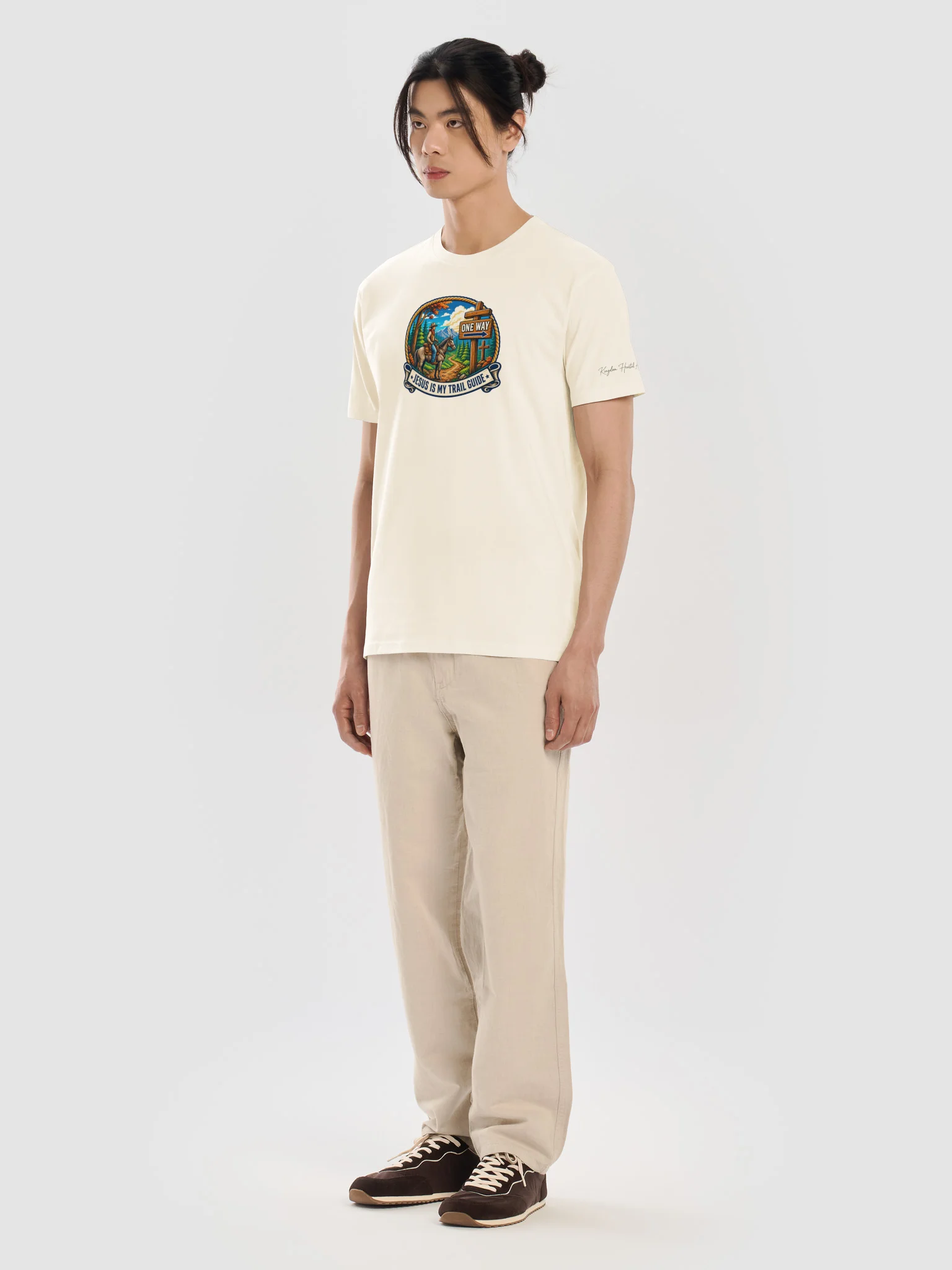 Jesus Is My Trail Guide (B) Premium Men's Tee product image (29)