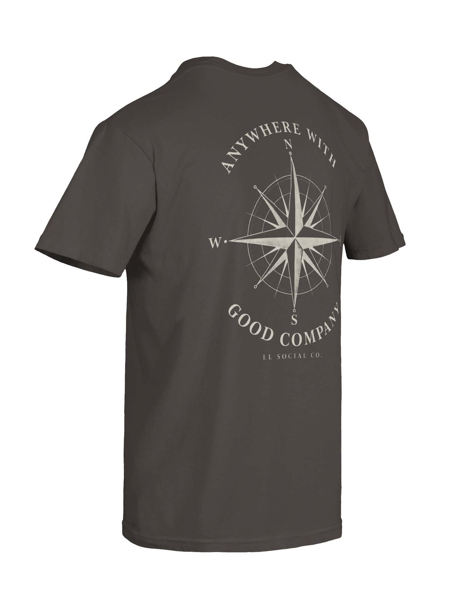 LL Social Co. Good Company Compass Tee — Ivory product image (64)