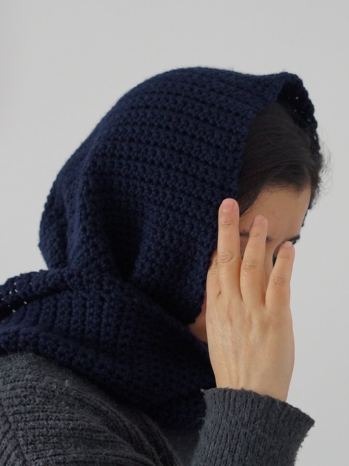 Hooded scarf Crochet pattern product image (2)