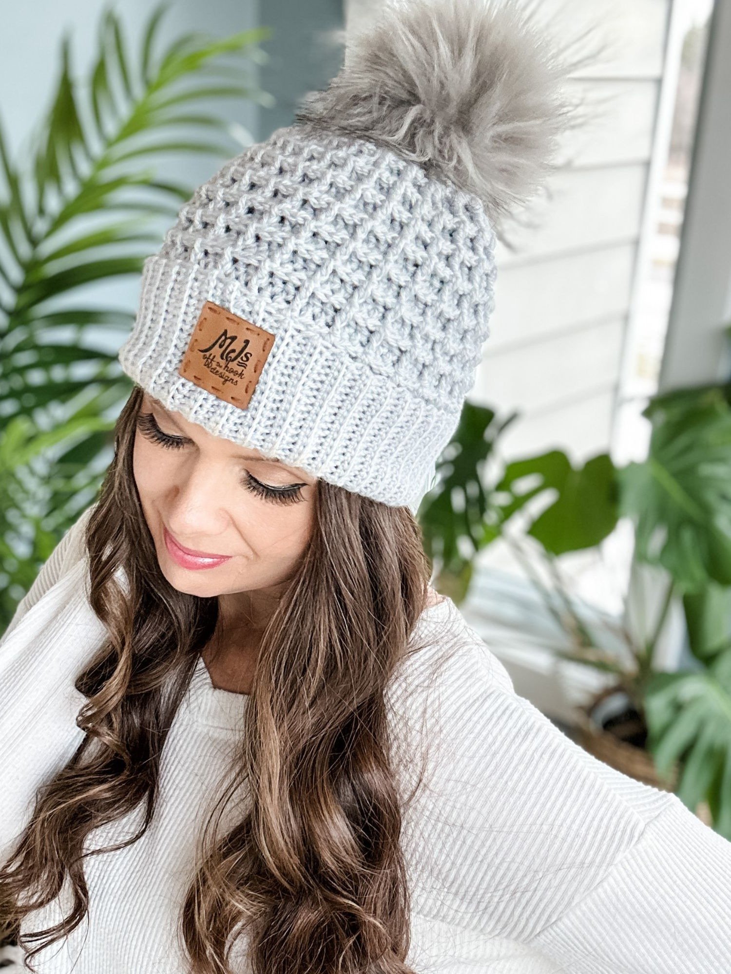 Waffle Stitch Hat Crochet Pattern product image (2)